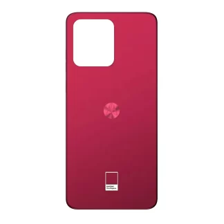 TAPA TRASERA MOTO G84 - ROJO