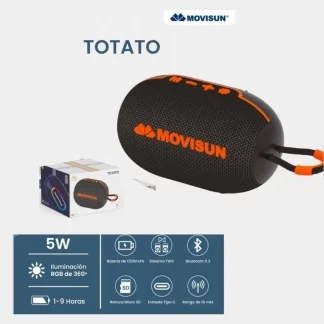PARLANTE BLUETOOTH - TOTATO - MOVISUN