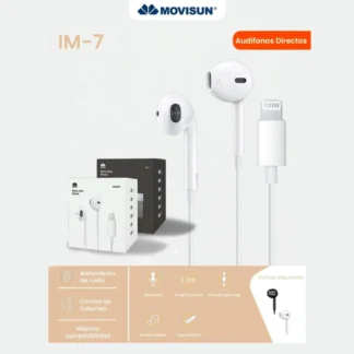 MANOS LIBRES IPHONE - IM7 - MOVISUN (LIGHTNING)