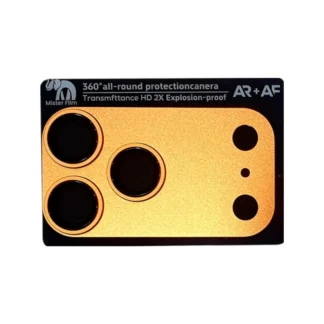 PROTECTOR COMPLETO DE CAMARA IPHONE 17 PRO MAX - NARANJA