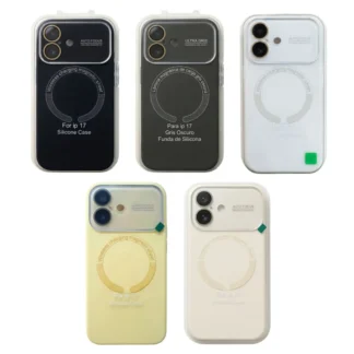 SILICONE CASE MAGSAFE CON PROTECCION DE CAMARA IPHONE 17