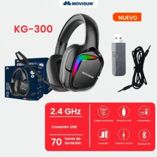 DIADEMA GAMER PARA COMPUTADOR - MOVISUN KG300