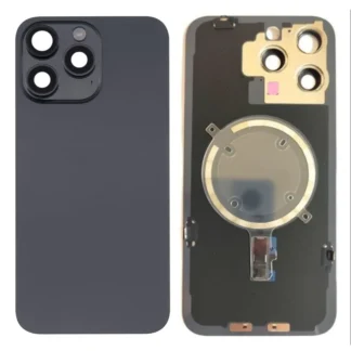 TAPA TRASERA IPHONE 15 PRO MAX CON NFC - NEGRO