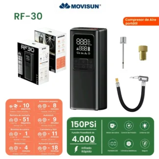 COMPRESOR DE AIRE PORTATIL - MOVISUN RF30