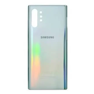 TAPA TRASERA SAMSUNG NOTE 10 PLUS - PLATEADO