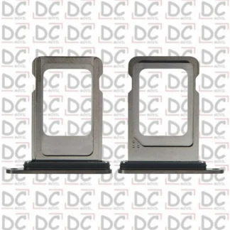 BANDEJA DE SIM IPHONE 15 PRO - 15 PRO MAX - GRIS