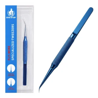 PINZA CURVA AZUL - ONE STOP