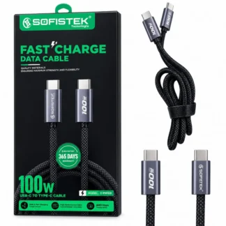 CABLE TIPO C A TIPO C EN CORDON 100W - FM100